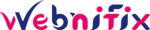 Webnifix colorful text logo